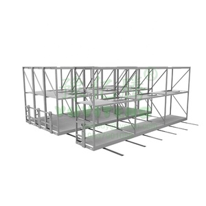 Nhà Kính Hoàn Chỉnh LED Hydroponic Mobile Vertical Grow Rack Hệ Thống Với Fan Box - Product Image 6