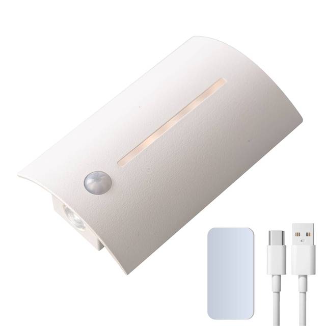 Modern LED Motion Sensor Indoor Lighting Dimmable 3 Color Type-c Rechargeable Cabinet Lights 3.7V Clove Night Lights for Kitchen