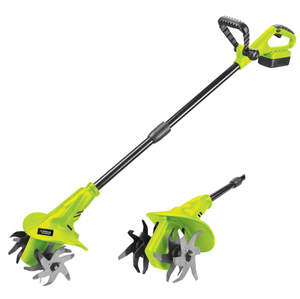 Motoculteur <span class=keywords><strong>électrique</strong></span> <span class=keywords><strong>18V</strong></span> Li-ion, largeur de travail 200mm, profondeur de travail 80mm, cultivateurs et motoculteurs de jardin - Product Image 2