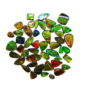 GEMAS FAIJAN Más Vendidas, 100% Ammolita Natural, Cabujón de Piedra Preciosa Suelta, Tamaños/Formas Personalizables para Joyería - Product Image 4