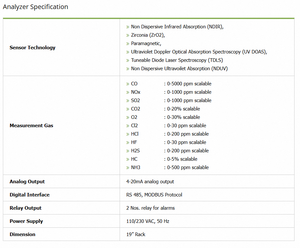 Système de surveillance des émissions continues BI 7000 pour la mesure des émissions de cheminées industrielles et la surveillance de la conformité environnementale - Product Image 5