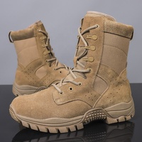 Bottes de combat Yakeda, bottes tactiques pour hommes, bottes tactiques durables en cuir suédé, chaussures tactiques de montagne, chaussures de randonnée en plein air, bottes du désert