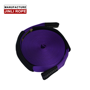 JINLI Heavy Duty 13t 75mm X 9m Nylon Remorquage <span class=keywords><strong>Snatch</strong></span> 4x4 Offroad Sangles avec Bow Manilles - Product Image 6
