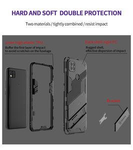 Funda Multifuncional para Teléfono Móvil Redmi <span class=keywords><strong>9C</strong></span> Redmi 9 para Poco C3, Diseño de Armadura Ultrafina Anticaídas de Alta Calidad Personalizada - Product Image 3