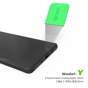 2UUL DA91 Xyz, herramientas abiertas de pantalla LCD para desensamblador de teléfono móvil, pieza de palanca de hoja de reparación de extracción de <span class=keywords><strong>tarjeta</strong></span> de acero inoxidable de 0,1mm - Product Image 3