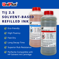 Kepadatan tinggi dan kegelapan tidak terlihat tinta berbasis pelarut tinta untuk Online Inkjet Printer