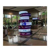 Pantalla LED Flexible P2 P2.5 P3 P4 P5 P6 para Interiores y Exteriores, Pantalla Publicitaria Curva de Túnel Esférico a Todo Color
