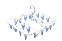 Séchoir à linge multifonctionnel pliable en plastique épaissi pour hôtel, maison, chaussettes, sous-vêtements, lingerie, balcon, buanderie