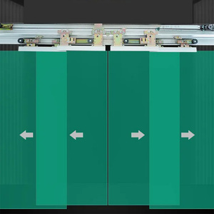 Oredy-mecanismo de apertura de puerta corredera telescópica automática, hardware de cierre para Centro Comercial - Product Image 1