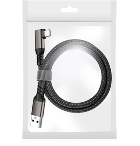 Cable VR de 90 Grados en Ángulo Recto, USB 3.<span class=keywords><strong>2</strong></span> Gen2, 10 Gbps, 3A, Carga Rápida, Cable Trenzado Blindado para Auriculares VR <span class=keywords><strong>2</strong></span>/3 - Product Image 6