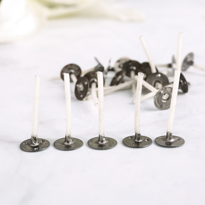Mèche de bougie en coton ciré avec support, longueur 20-300 mm et diamètre 1,8-2,6 mm pour la fabrication de bougies - Product Image 1