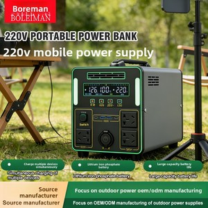 2000W 3456Wh Lithium-Eisenphosphat <span class=keywords><strong>Powerman</strong></span> Outdoor Tragbare Powerstation 220V Große Kapazität Kompakt Reine Sinuswelle für - Product Image 2