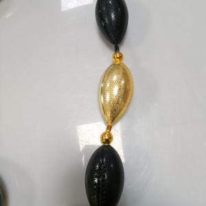 Tùy Chỉnh Màu Đen Và Vàng Bóng Bầu Dục Vòng Cổ Cho Mardi Gras Đảng Trang Trí Cho Kỳ Nghỉ <span class=keywords><strong>Collocation</strong></span> - Product Image 6