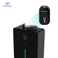 Diffuseur d'huiles essentielles personnalisé de 500 ml, contrôlé par application, pour hôtel et usage domestique, garantie 1 an, construction métallique