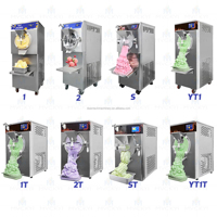 Machine à glace automatique professionnelle DAWNTECH DA-28-1, options fruits et lait, haute performance 110V/220V, garantie 3 ans, congélateur discontinu 2.2KW