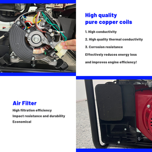 Máy phát điện chạy xăng di động <span class=keywords><strong>4500</strong></span> 3.2kva 3200 <span class=keywords><strong>Watt</strong></span> 3500w, khởi động tự động 10kva, 4 thì, công suất cao - Product Image 5