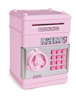 Enfants apprenant à rouler automatiquement l'argent mot de passe coffre-fort mini créatif peint ATM tirelire électronique pour enfants jouet