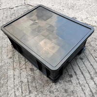 Nouveau Design Blacak Ps Blister Plateau Fabricants Anti Statique Fibre Optique Plateaux Conducteur Esd Boîte D'emballage