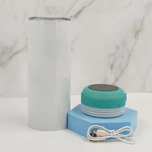 Gobelets musicaux Bluetooth intelligents par sublimation <span class=keywords><strong>thermos</strong></span> droits 20oz <span class=keywords><strong>sans</strong></span> <span class=keywords><strong>fil</strong></span> à charge USB avec haut-parleur Bluetooth - Product Image 5