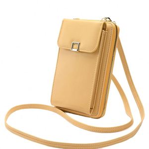 Promoción al por mayor: Bolso bandolera mini para mujer, económico y moderno, de cuero PU impermeable con estampado de rombos para uso diario. - Product Image 2