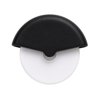 Couteau à pizza rond en plastique personnalisé pour les promotions de restaurants, couteau à pizza rond en plastique