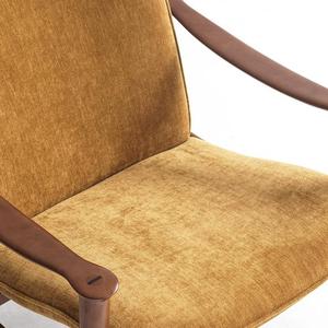 <span class=keywords><strong>Fauteuil</strong></span> simple en bois massif, rétro, unique, écologique, durable, en lin, pour la maison, l'appartement, la villa, l'hôtel, le café - Product Image 2