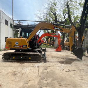 Excavadora nueva y usada Sany Sy60c Sy75c Excavadora pequeña Mini excavadora de segunda mano 7ton 7.5ton con buen precio para la venta - Product Image 1