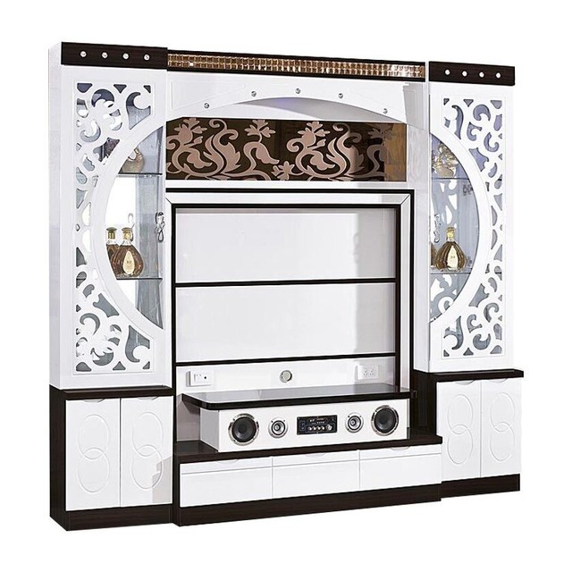 Latest Home Furniture Wood LCD Cabinet Modern Tv Wall Units
