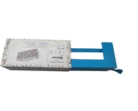 Boîte d'emballage en carton ondulé haut de gamme personnalisable avec impression dorée et fermeture magnétique, emballage cadeau, prix négociable