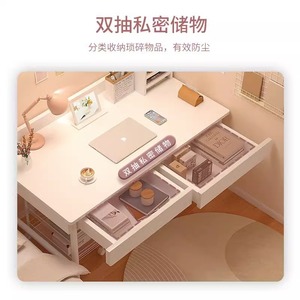 Modern Minimalist Makeup Vanity <b>Desk</b> With Storage Pine Wood Panel Design For Girls Bedroom Student <b>Study</b> Home Office Use - Product Image 2