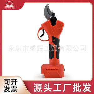 Podadora Eléctrica de Bypass con Cuchilla de Acero Inoxidable de 20-30 mm, Color Rojo, Estructura de Mariposa para Mano Derecha, Recargable, para Árboles de Jardín - Product Image 2