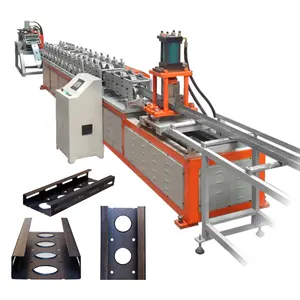 U Profile Roll Forming Machine Steel Frame Cad Profile C U Cold Roll Forming Machine