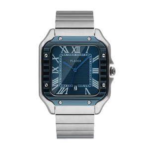 Montre en alliage pour hommes de haute qualité avec personnalité carrée et généreuse montre à quartz pour hommes PLADEN <span class=keywords><strong>V364</strong></span> - Product Image 5