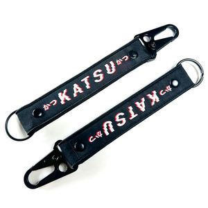 ป้ายทอแบบกำหนดเอง โลโก้สองด้าน สายคล้องคอรถยนต์ พวงกุญแจ สายผ้า JDM ปักลาย - Product Image 3