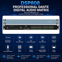 FHB Professional 12x12 DSP Ses İşlemcisi, Video Konferans Çözümleri için Otomatik Miksleme ve Yankı Engelleme Özelliğiyle