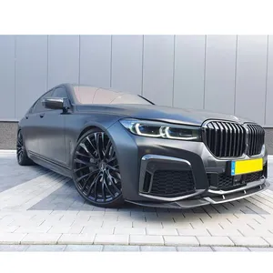 Séparateur de lèvre de menton de pare-chocs avant en Fiber de carbone véritable pour <span class=keywords><strong>BMW</strong></span> New 7 Series G11 G12 730 740 750 760 Facelift avec M Package 20-23 - Product Image 5