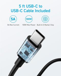 Anker 67W USB C Charger 3-Port PIQ 3.0 Foldable Fast Charger for MacBook Pro iPad Galaxy <strong>Pixel</strong> iPhone Mobile Phones <strong>Qi</strong> Function - Product Image 5