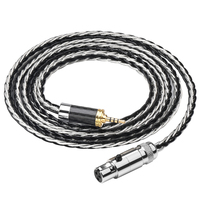 ATAUDIO HIFI Mini XLR kablo jack 3.5mm/2.5mm/4.4mm/6.5mm/xlr mini xlr 3 pin ses kablosu PC/kulaklık/amplifikatörler/MP3/oyuncular