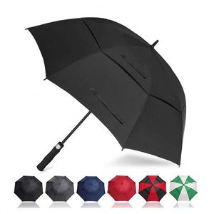 Golf-style Automatic Waterproof Wind-Resistant <b>Large</b> Size Reinforced Straight Handle EVA Material Silk <b>Umbrella</b> Promotional - Product Image 2