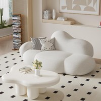 Canapé sectionnel moderne et minimaliste de luxe en velours à trois places avec pieds pour villas, entrepôts, écoles, salons et espaces lounge design
