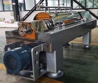 Innovative Stainless Steel Solid Bowl Sugar Cane Juice Continuous Discharge Decanter Centrifuge