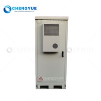 Armoire de télécommunications extérieure OEM résistante aux intempéries avec intégration de ventilateur de refroidissement pour boîtiers électroniques