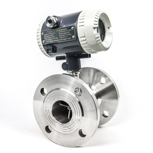 Medidor de flujo de turbina de Gas líquido Ss304 Ss316l de alta precisión Precio bajo 24V Rs485 Vapor Agua de mar Aceite Franged Rosca Turbina Caudalímetro - Product Image 3