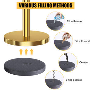 थोक सोने के स्टैंचियन की रस्सी और पोल सुरक्षा बाधाओं से पता चलता है कि कैफे की घटनाओं में पैदल चलने वालों के लिए भीड़ नियंत्रण बाधा - Product Image 3