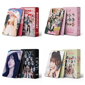 Carte LOMO <span class=keywords><strong>KPOP</strong></span> TWICE Nayeon <span class=keywords><strong>Momo</strong></span> Sana Mina Tzuyu Photocard Carte postale Dive Cadeaux pour fans Artisanat en papier fait main - Product Image 1