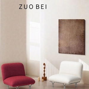 Sillón Cuadrado de Estilo Nórdico Moderno y Minimalista, Sofá Individual de Diseño, Patas de Acero Inoxidable, Silla Versátil <span class=keywords><strong>para</strong></span> Sala de Estar o Balcón - Product Image 2