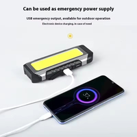 Wasserdichte IP44 Magnet-Taschenlampe 6000K Tageslicht Tragbare LED 4000mAh Wiederaufladbare Batterie Multimodus Camping-Arbeitsleuchte CRI80