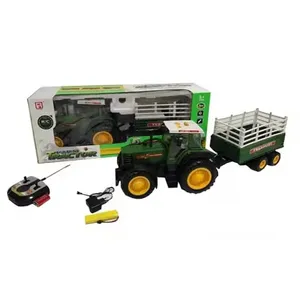 Quebra-cabeça engraçado para crianças, jogo de brincar com controle remoto elétrico de 4 canais, caminhão basculante, veículo de brincar para crianças, carro RC, brinquedo para crianças