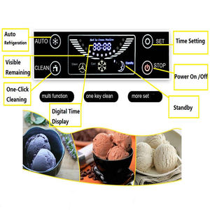 Machine à crème glacée commerciale automatique Machine à crème glacée dure pour les affaires de rouleau de crème glacée de camion de nourriture - Product Image 2