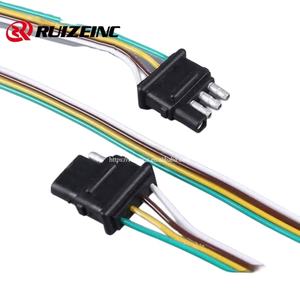 Cable de alimentación de 2 núcleos personalizado de fábrica Cable de enchufe de 4 núcleos macho y hembra para coche - Product Image 1